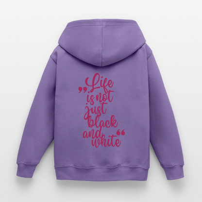 LiNBW. Crew Hoodie Life is not just black and white Edition Pink - LiNBW.