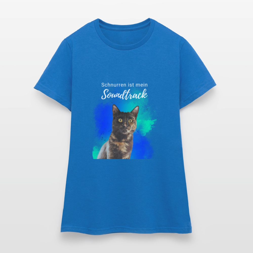 Nala's T-Shirt Schnurren ist mein Soundtrack White Edition - Royalblau