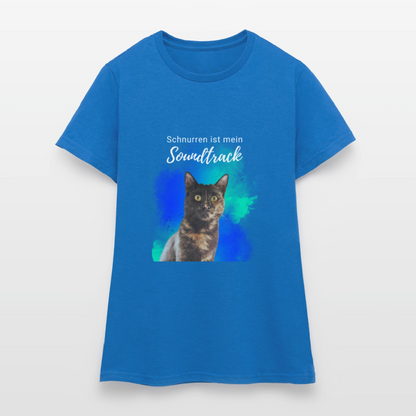 Nala's T-Shirt Schnurren ist mein Soundtrack White Edition - Royalblau