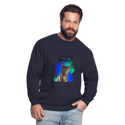 Nala's Classic Pullover Schnurren ist mein Soundtrack Black Edition - Navy