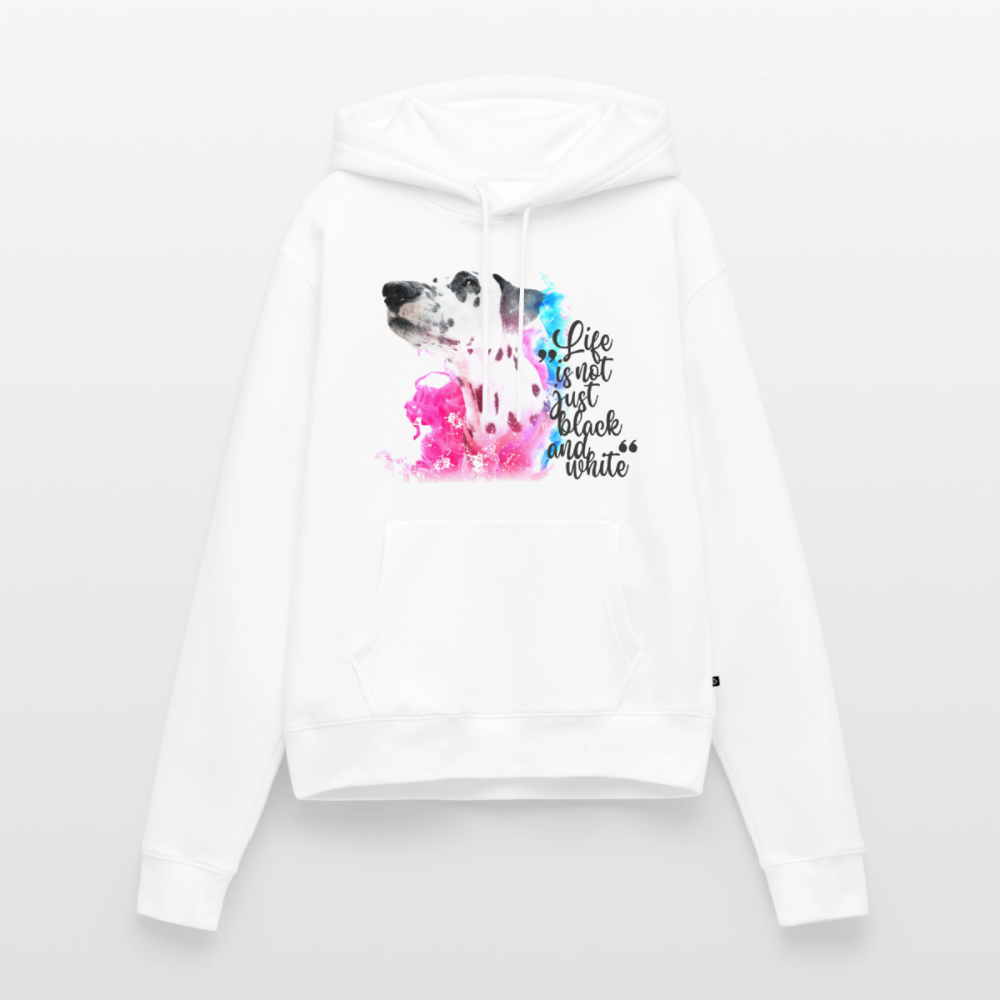 Boa's Hoodie Splash Life is not just black and white Edition Black - Weiß