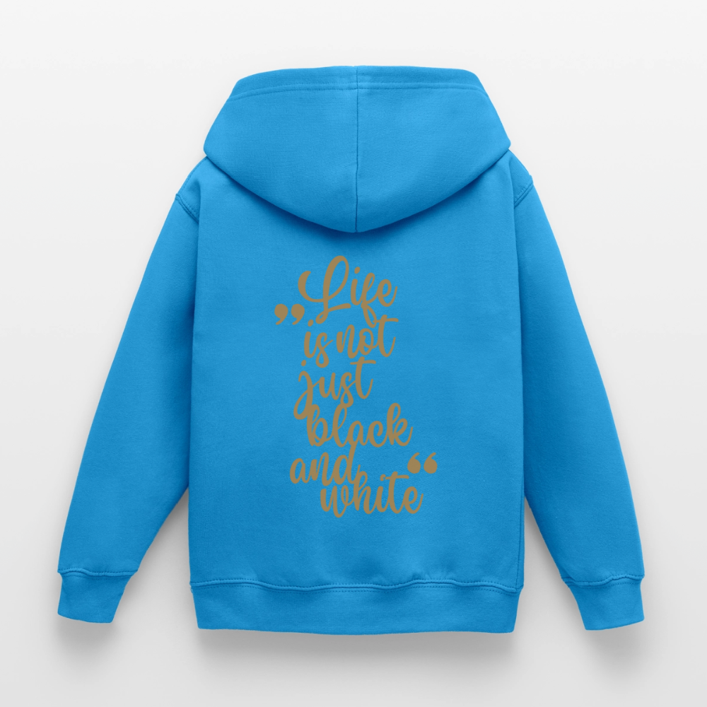 LiNBW. Crew Hoodie Life is not just black and white Edition Brown - LiNBW.