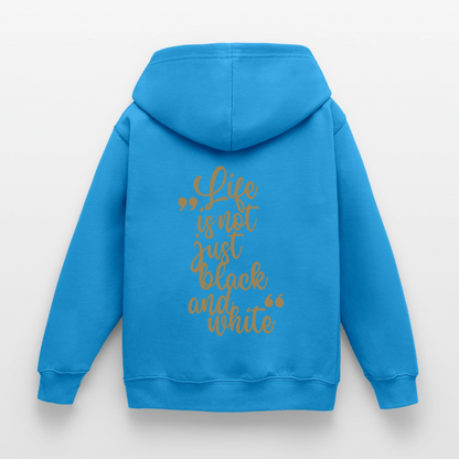 LiNBW. Crew Hoodie Life is not just black and white Edition Brown - LiNBW.