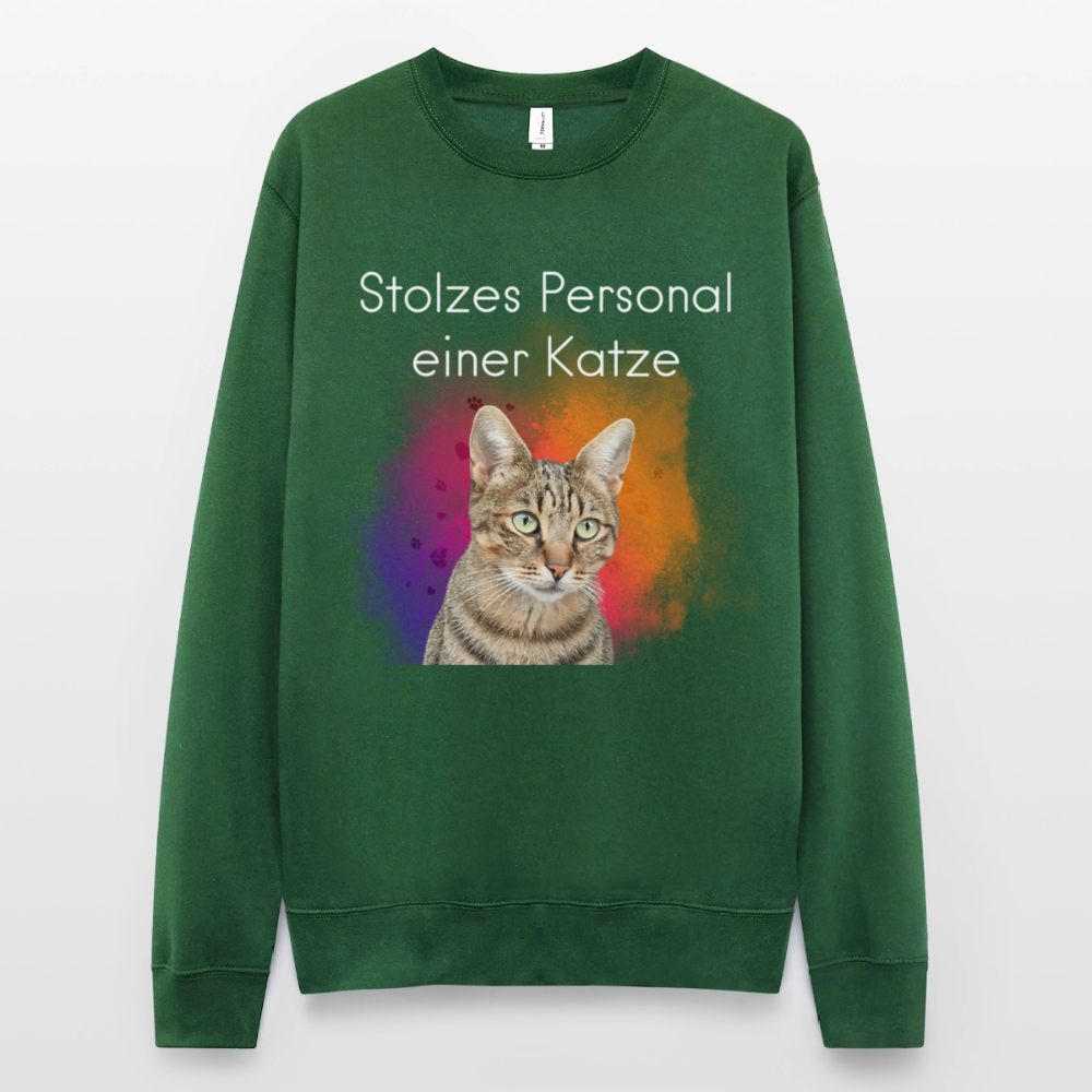 Pedro's Classic Pullover Stolzes Personal einer Katze White Edition - LiNBW.