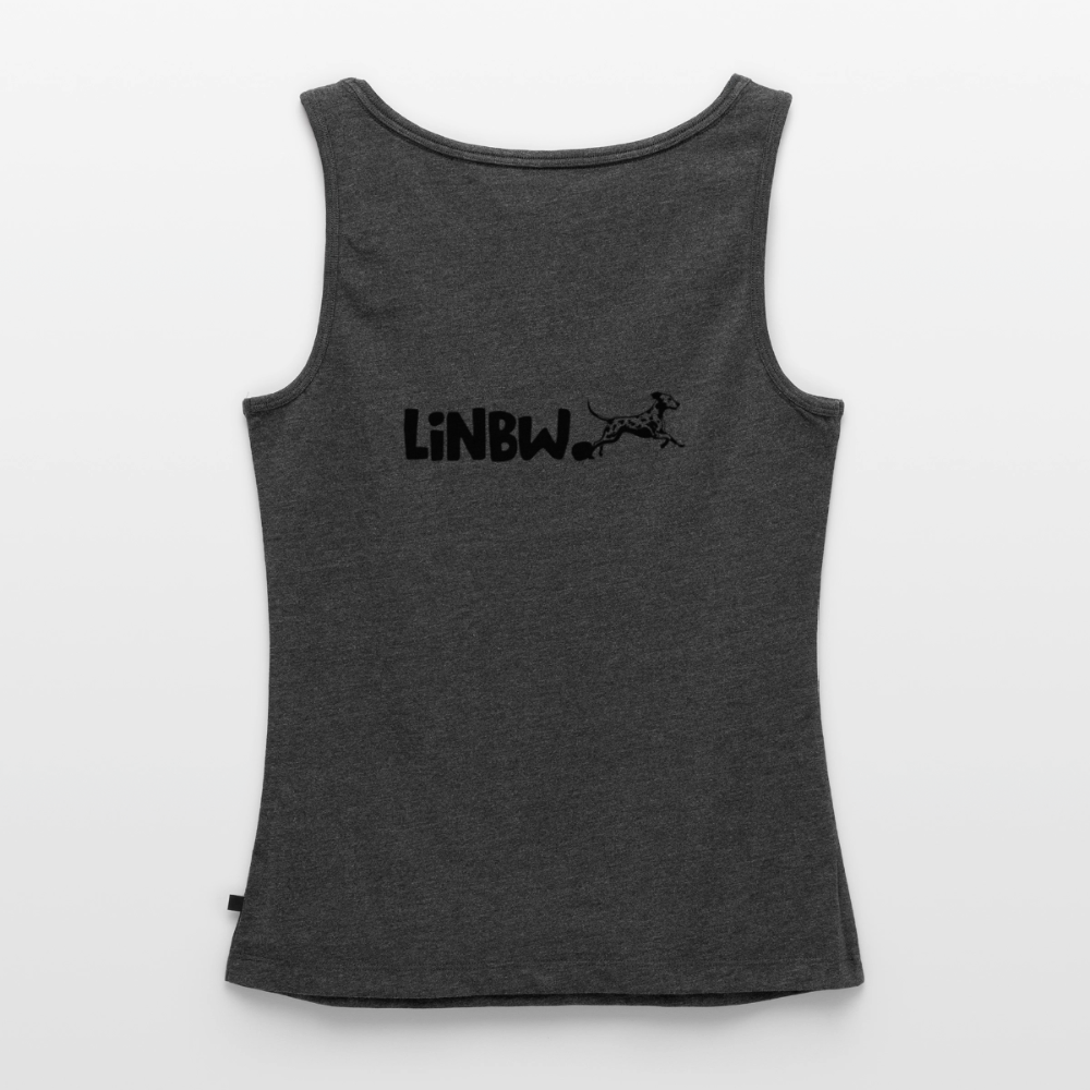 Life is not just black and white Tank Top Premium LiNBW. Black Edition - Anthrazit meliert