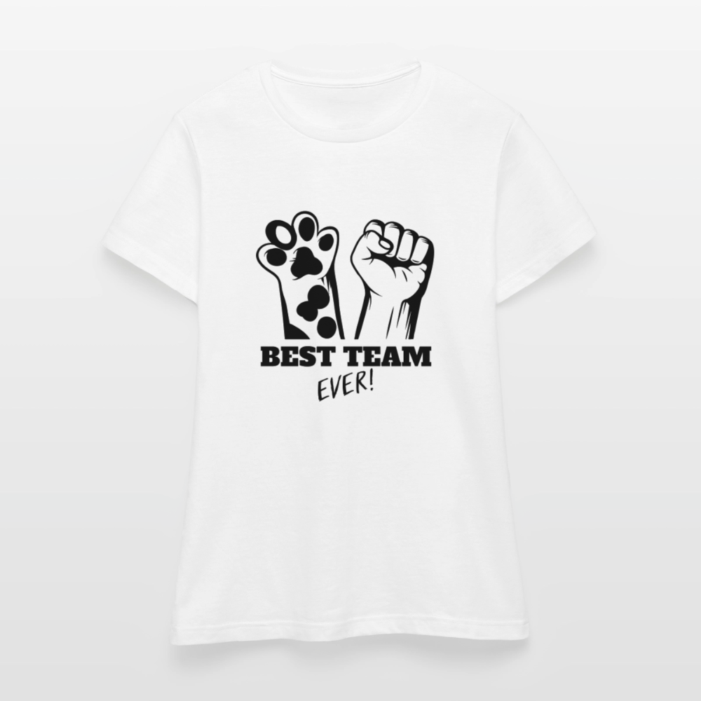 Best Team Ever T-Shirt Black Edition - Weiß