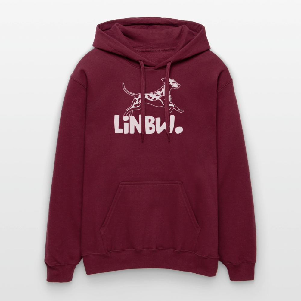 LiNBW. Hoodie White Edition - Maroon