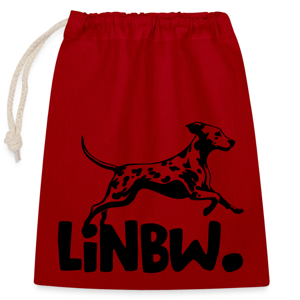 LiNBW. Baumwollbeutel Black Edition - Rot