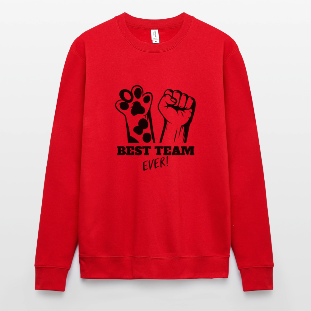 Best Team Ever Classic Pullover Black Edition - Rot