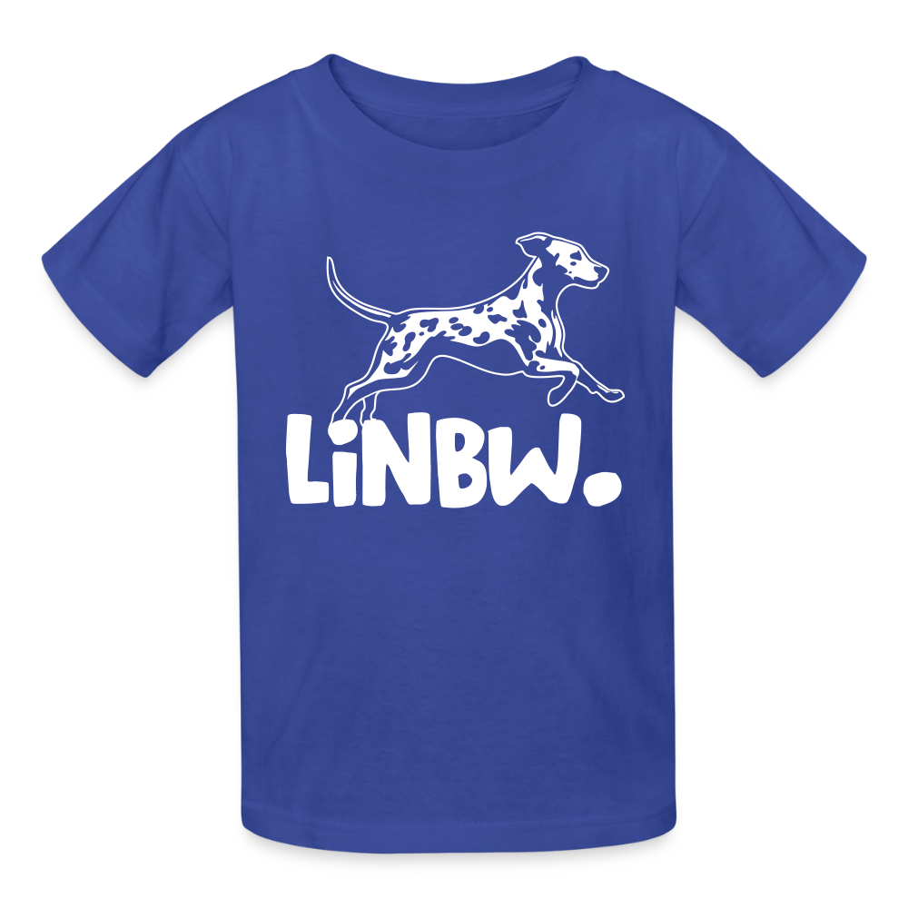 LiNBW. T-Shirt White Edition - Royalblau