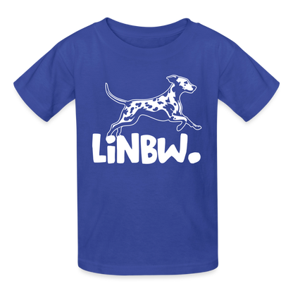 LiNBW. T-Shirt White Edition - Royalblau