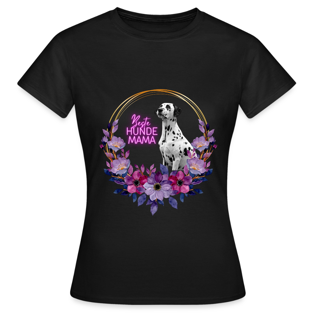 Boa's T-Shirt Beste Hundemama - Schwarz