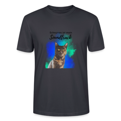 Nala's Unisex T-Shirt Premium Schnurren ist mein Soundtrack Black Edition - Dunkles Graublau