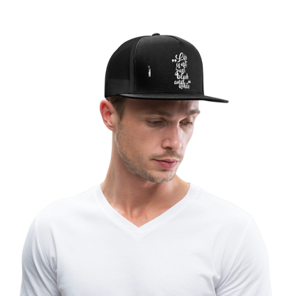 Life is not just black and white Trucker Cap White Edition - LiNBW.