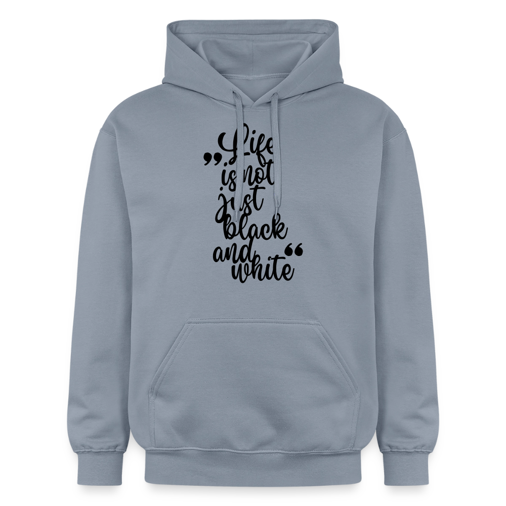 Life is not just black and white Hoodie Black Edition - Blau