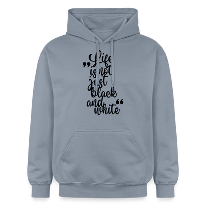 Life is not just black and white Hoodie Black Edition - Blau