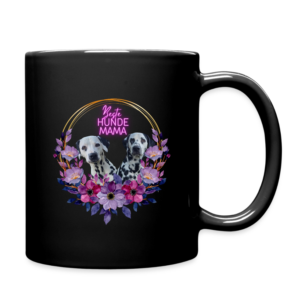 Cayman´s und Dexter´s Keramiktasse Beste Hundemama Black Edition - Schwarz