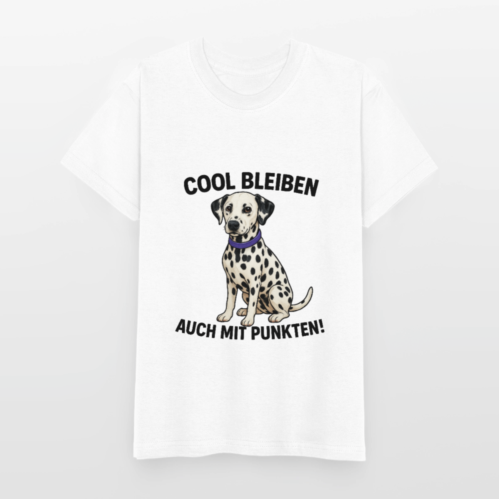 Davina's T-Shirt Cool bleiben auch mit Punkten - Weiß