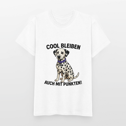 Davina's T-Shirt Cool bleiben auch mit Punkten - Weiß