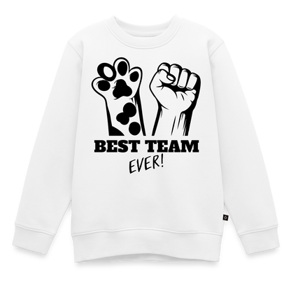 Best Team Ever Pullover Black Edition - Weiß