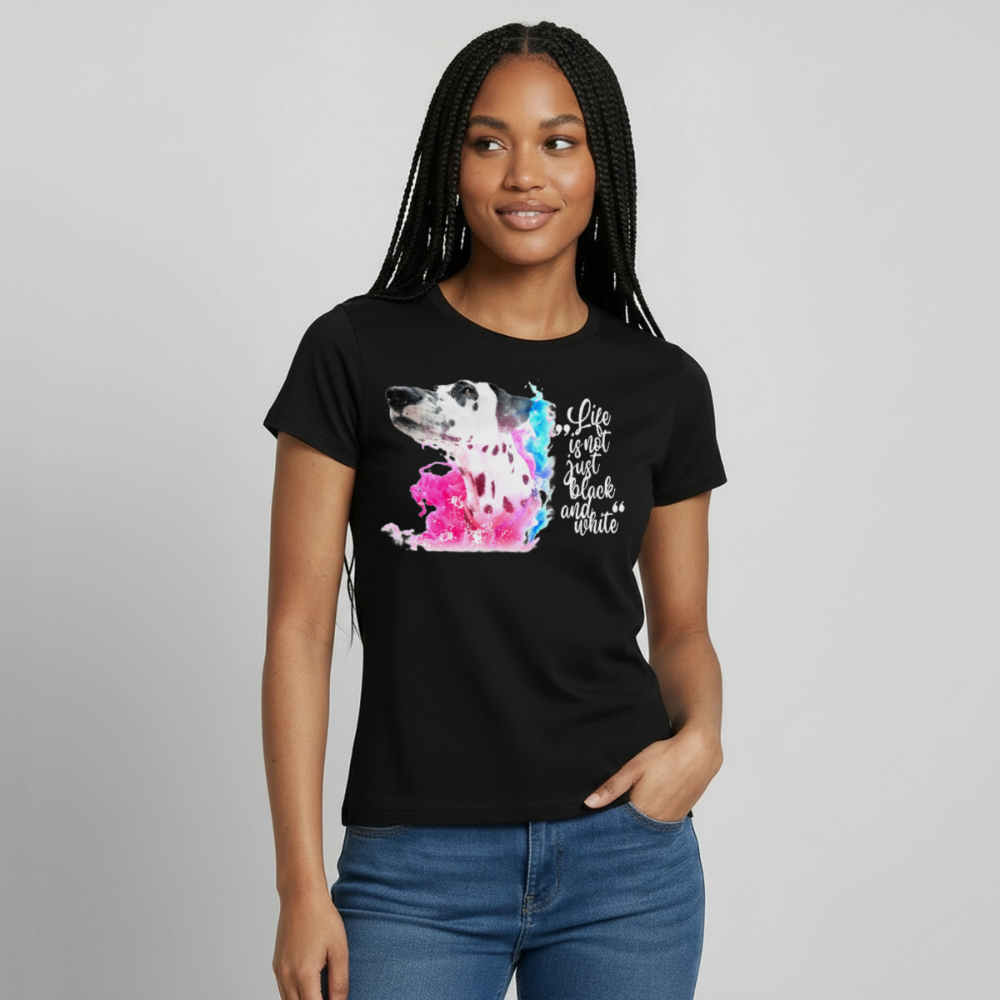 Boa's T-Shirt Splash White Edition Life is not just black and white - Schwarz