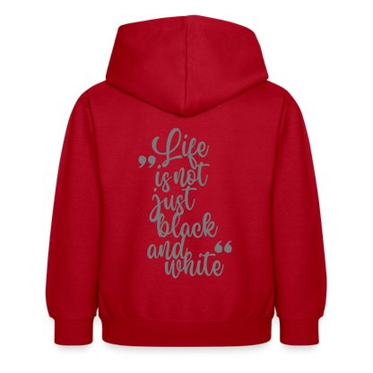 LiNBW. Crew Hoodie Life is not just black and white Edition Grey - LiNBW.