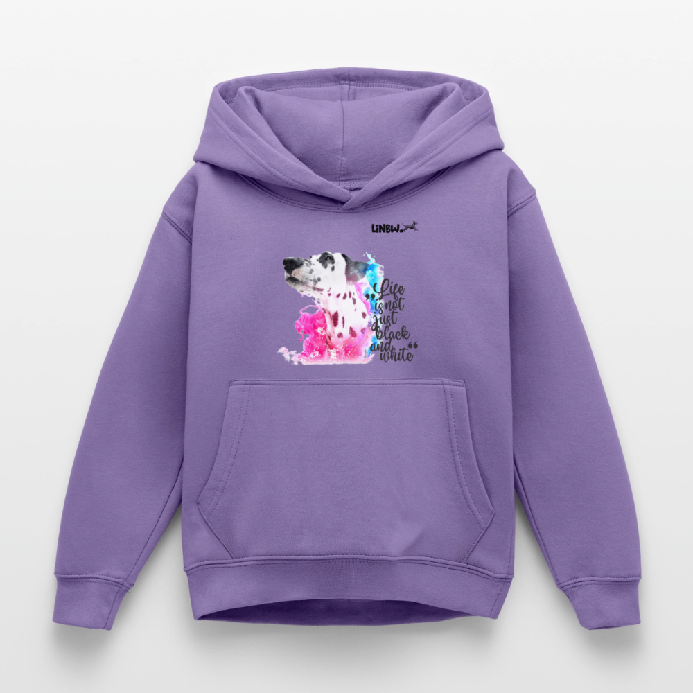 Boa's Hoodie Splash Life is not just black and white Edition Black - LiNBW.