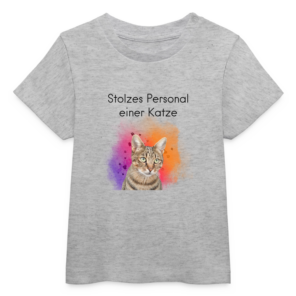 Pedro's T-Shirt Stolzes Personal einer Katze Black Edition - LiNBW.