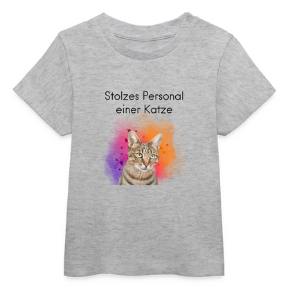 Pedro's T-Shirt Stolzes Personal einer Katze Black Edition - LiNBW.