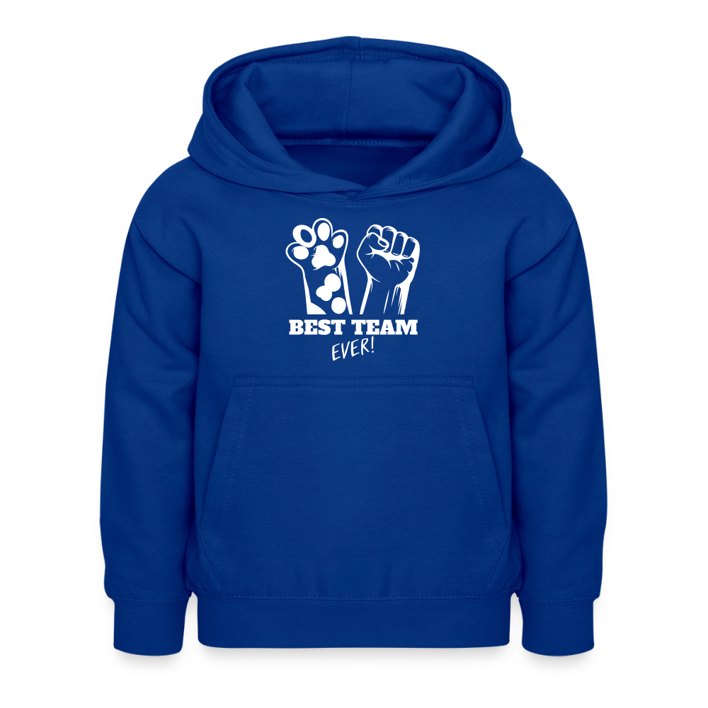 Best Team Ever  Hoodie White Edition - Royalblau
