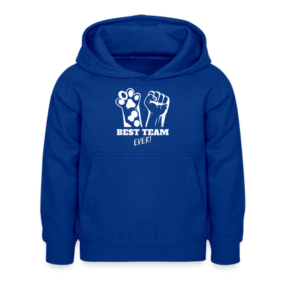Best Team Ever  Hoodie White Edition - Royalblau