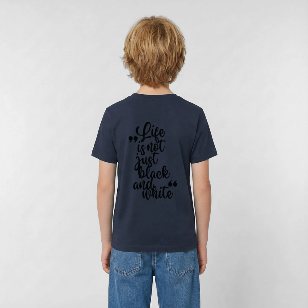 LiNBW. Crew T-Shirt Black Edition Life is not just black and white - LiNBW.