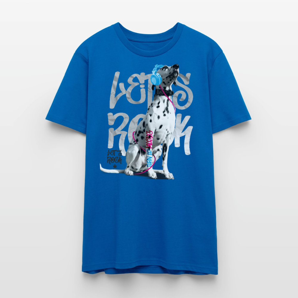 Boa's Unisex T-Shirt Premium Let's Rock - Pfauenblau