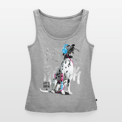Boa´s Tank Top Premium Let´s Rock - Grau meliert