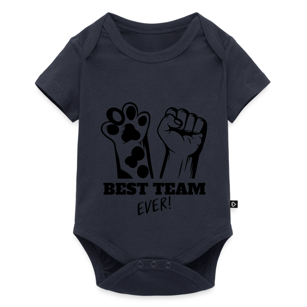 Best Team Ever Kurzarm-Body Black Edition - LiNBW.