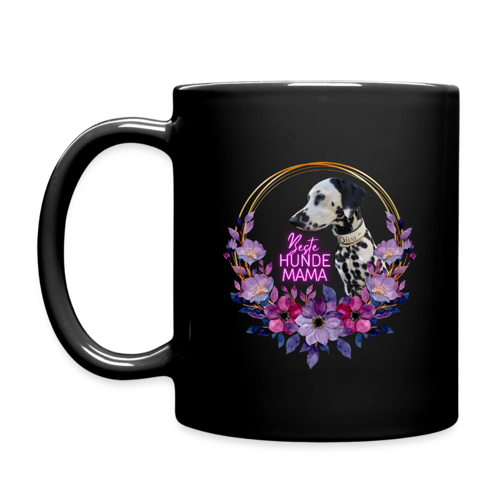 Diva´s Keramiktasse Beste Hundemama Black Edition - Schwarz