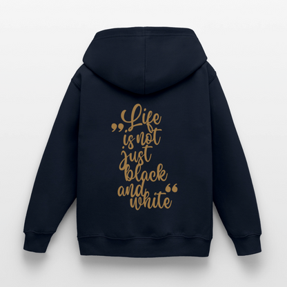 LiNBW. Crew Hoodie Life is not just black and white Edition Brown - LiNBW.