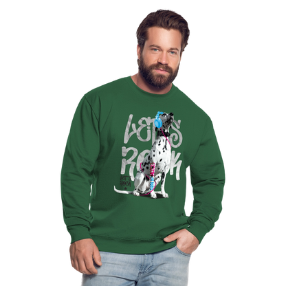 Boa's Classic Pullover Let's Rock - Grün
