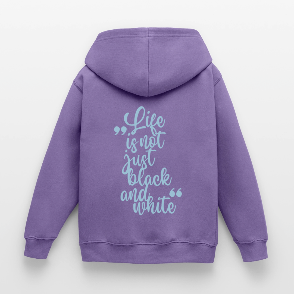 LiNBW. Crew Hoodie Life is not just black and white Edition Blue - LiNBW.