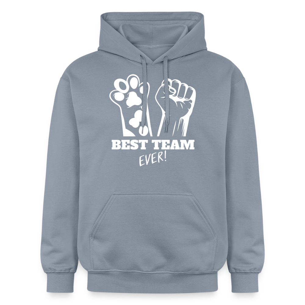 Best Team Ever Hoodie White Edition - Blau