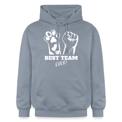 Best Team Ever Hoodie White Edition - Blau