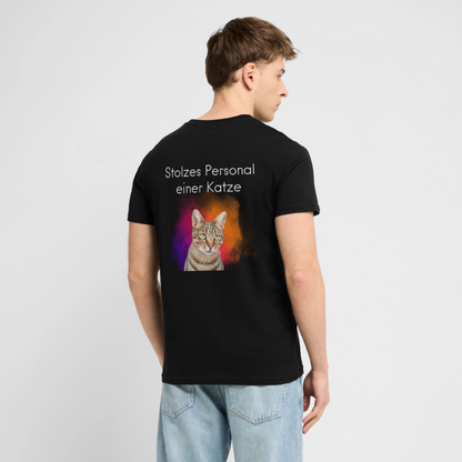 Pedro's Unisex T-Shirt Premium CAT DAD White Edition Stolzes Personal einer Katze - LiNBW.