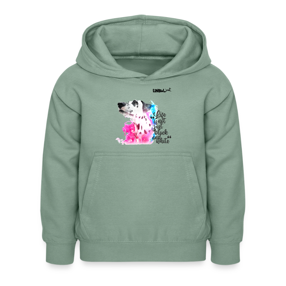 Boa's Hoodie Splash Life is not just black and white Edition Black - LiNBW.