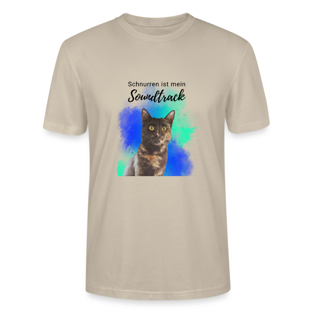 Nala's Unisex T-Shirt Premium Schnurren ist mein Soundtrack Black Edition - Beige
