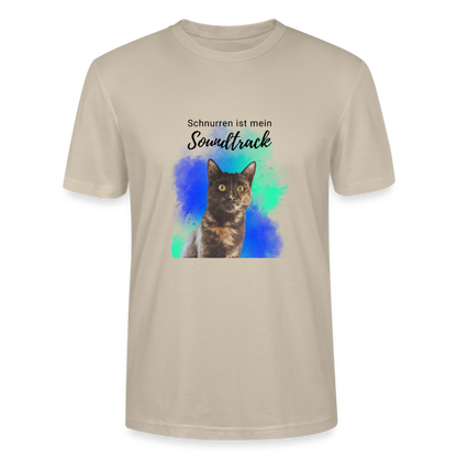 Nala's Unisex T-Shirt Premium Schnurren ist mein Soundtrack Black Edition - Beige
