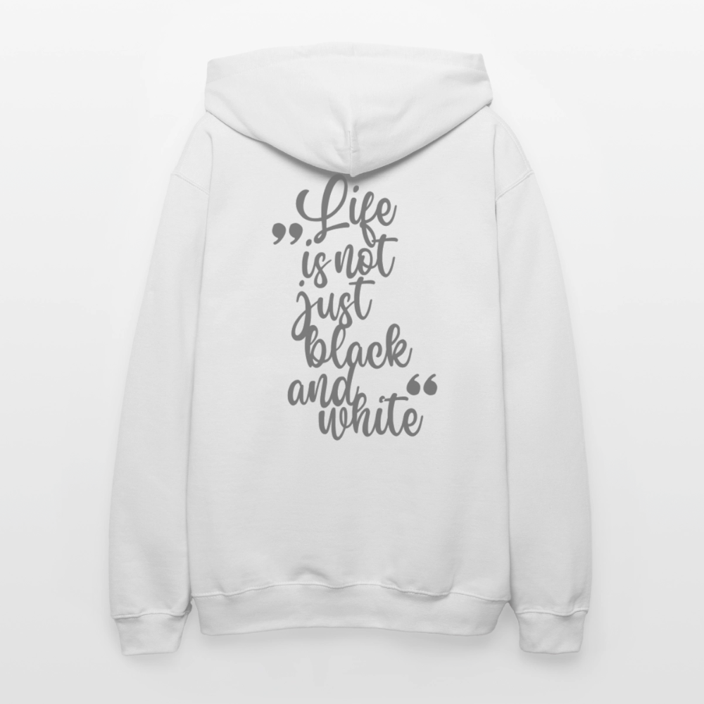 LiNBW. Crew Hoodie Grey Edition Life is not just black and white - Weiß