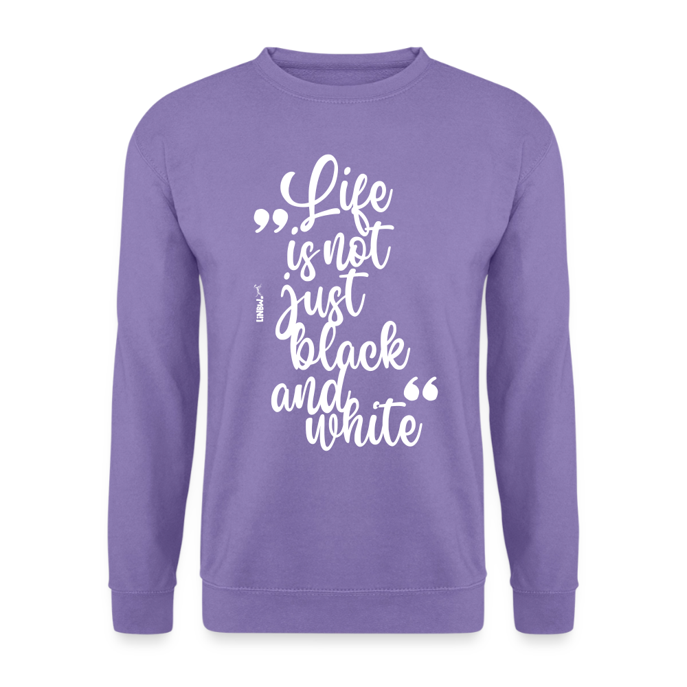 Life is not just black and white Classic Pullover White Edition - LiNBW.