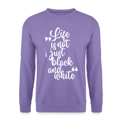 Life is not just black and white Classic Pullover White Edition - LiNBW.
