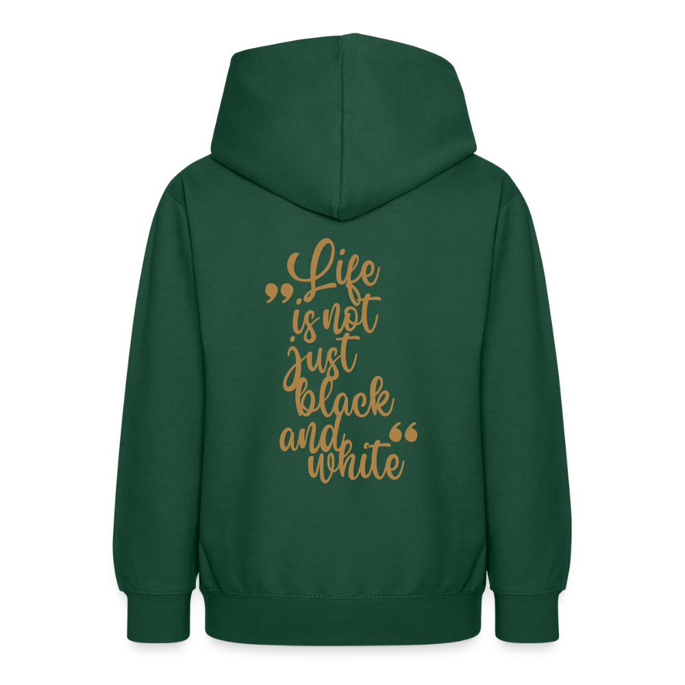 LiNBW. Crew Hoodie Life is not just black and white Edition Brown - LiNBW.