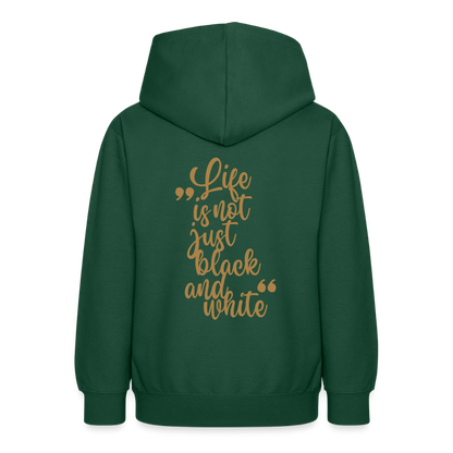 LiNBW. Crew Hoodie Life is not just black and white Edition Brown - LiNBW.